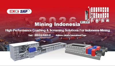 EXCT kiállítás a Mining Indonesia 2026-on, helyi indonéz ...