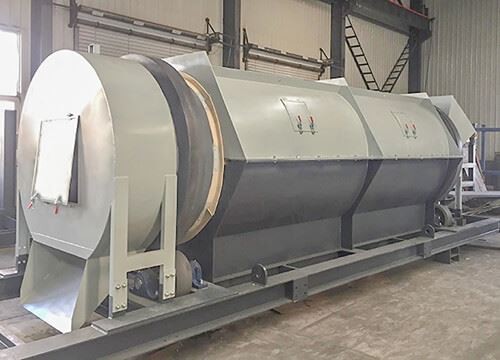 Forgó szita komposzthoz, homokhoz, faaprítékhoz, hulladékhoz